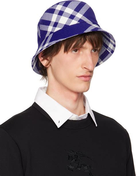 burberry blue hat|Burberry inspired bucket hat.